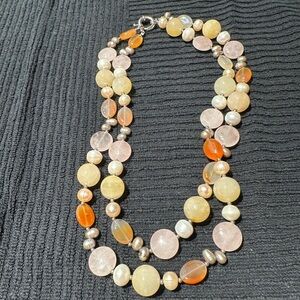 Silpada 18” Sterling Silver and semi-precious stone necklace